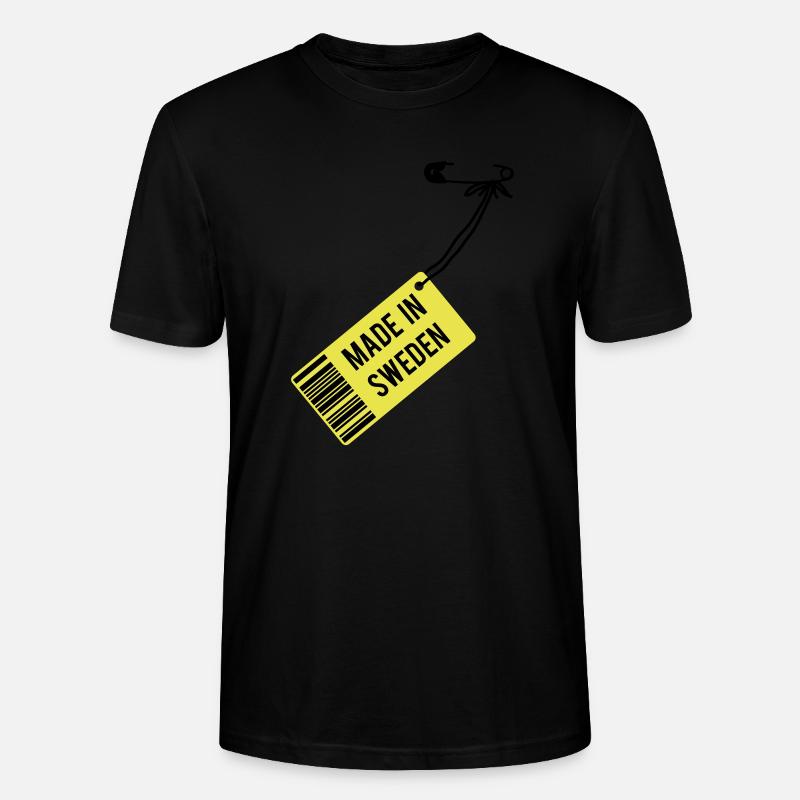 Made in Sweden - Stanley/Stella Unisex Bio-T-Shirt CRAFTER - Schwarz