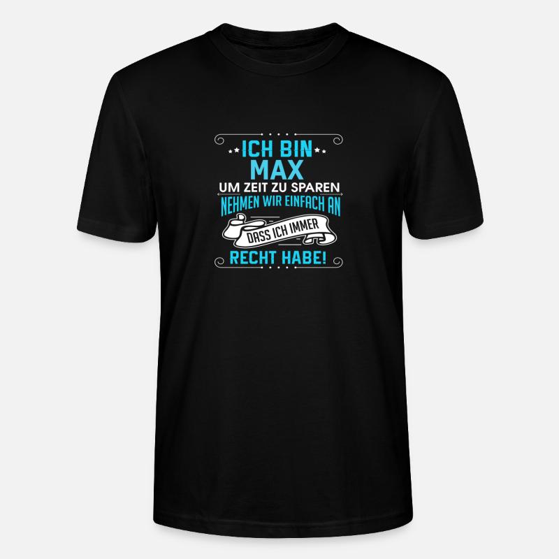MAX - Stanley/Stella Unisex Bio-T-Shirt CRAFTER - Schwarz