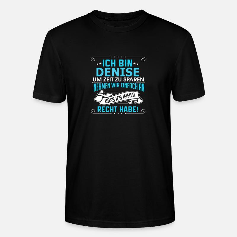 DENISE - Stanley/Stella Unisex Bio-T-Shirt CRAFTER - Schwarz