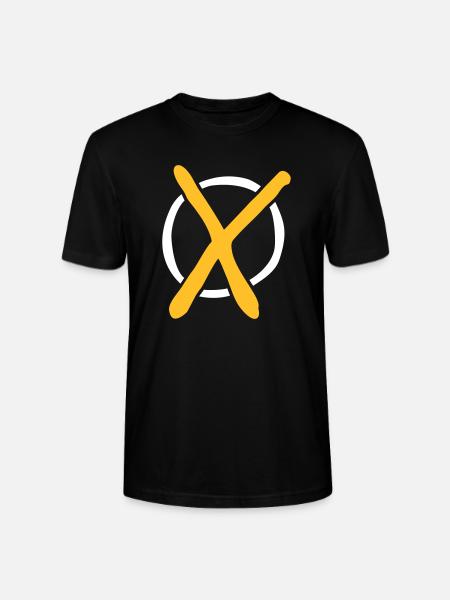 Election cross - Stanley/Stella CRAFTER Unisex Organic T-Shirt - black