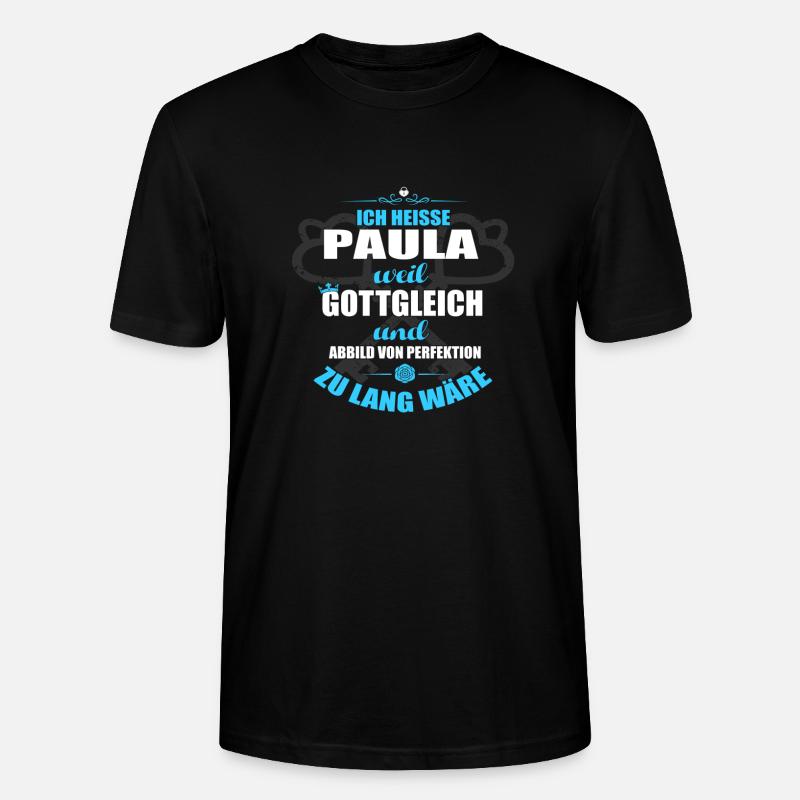 PAULA-Geschenk - Stanley/Stella Unisex Bio-T-Shirt CRAFTER - Schwarz