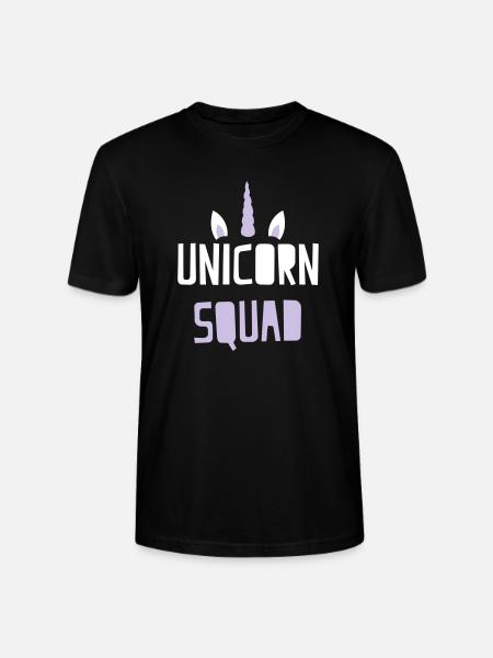 unicorn squad - Stanley/Stella CRAFTER Unisex Organic T-Shirt - black