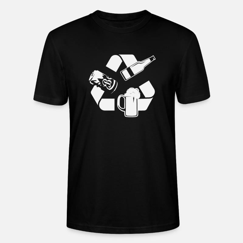 Bierzyklus - Stanley/Stella Unisex Bio-T-Shirt CRAFTER - Schwarz