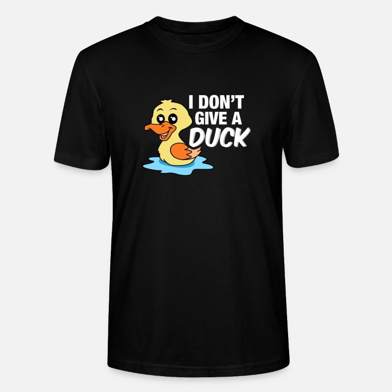 Canard drôle - T-shirt bio CRAFTER Stanley Stella Unisexe - noir