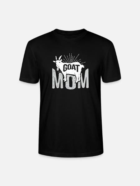 Goat Mom Farmer Goat Lover T Shirt Gift - Stanley Stella CRAFTER unisex økologisk-T-shirt - sort