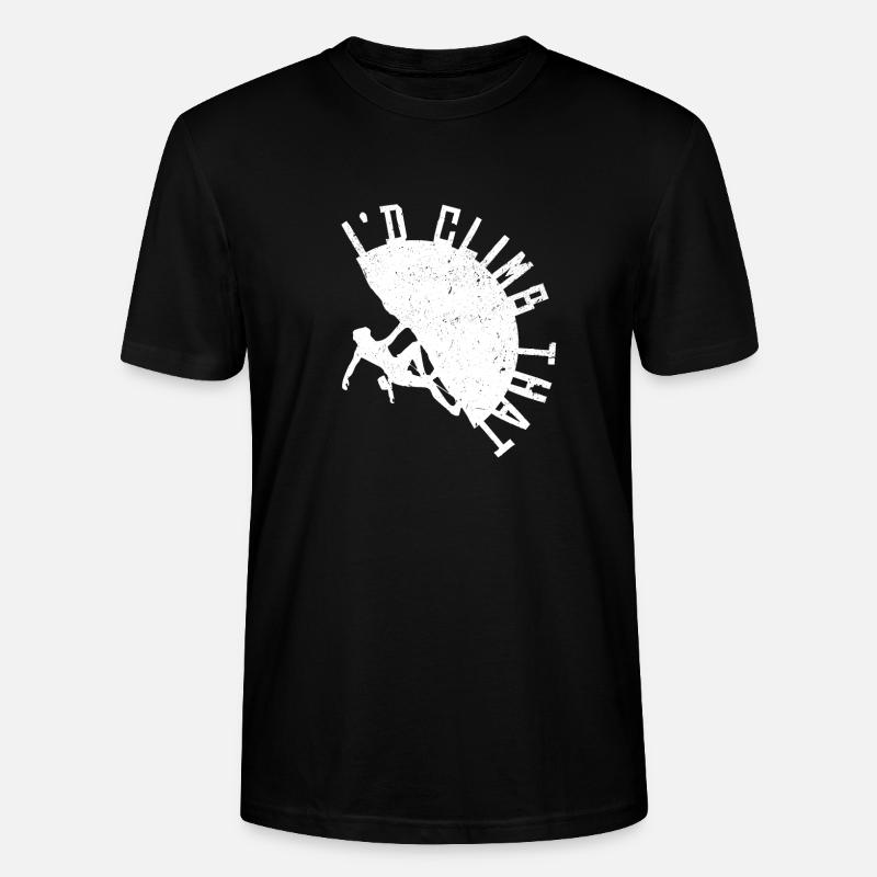 Klettern - Stanley/Stella Unisex Bio-T-Shirt CRAFTER - Schwarz