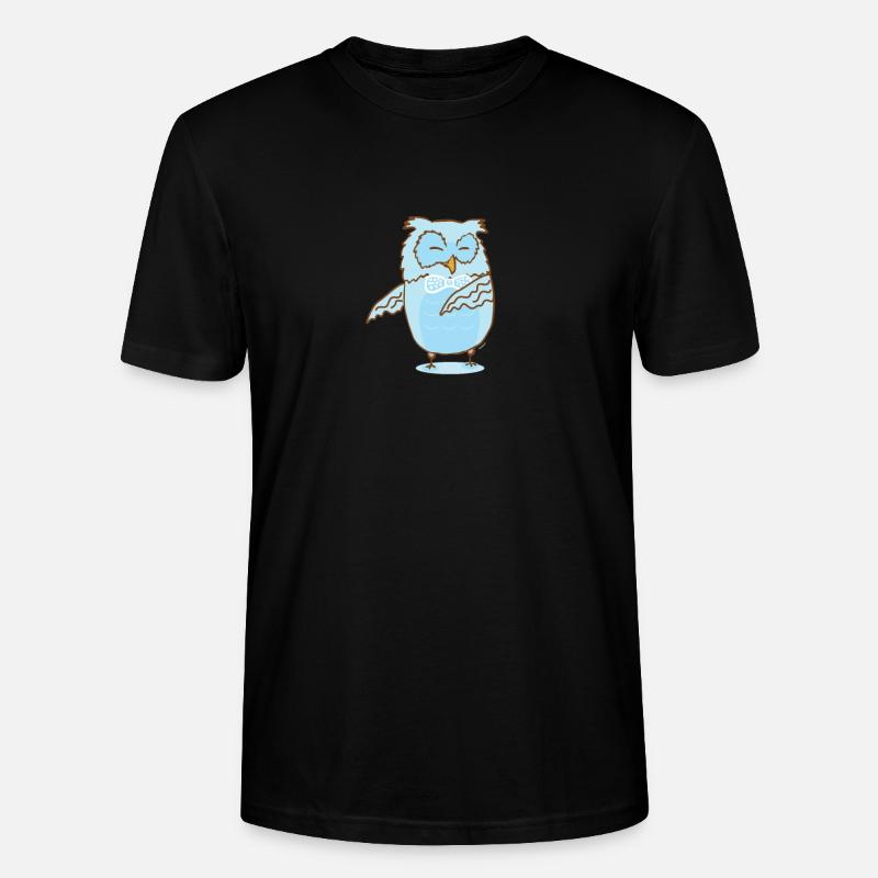 Floss Dance Move Owl - Stanley/Stella CRAFTER Unisex Organic T-Shirt - black