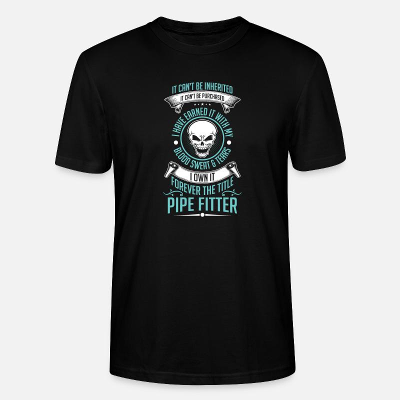Pipefitter l'a possédé - T-shirt bio CRAFTER Stanley Stella Unisexe - noir