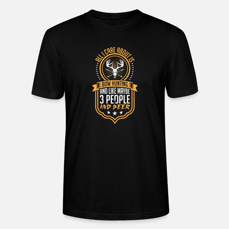 Bow hunting - Stanley/Stella Unisex Bio-T-Shirt CRAFTER - Schwarz