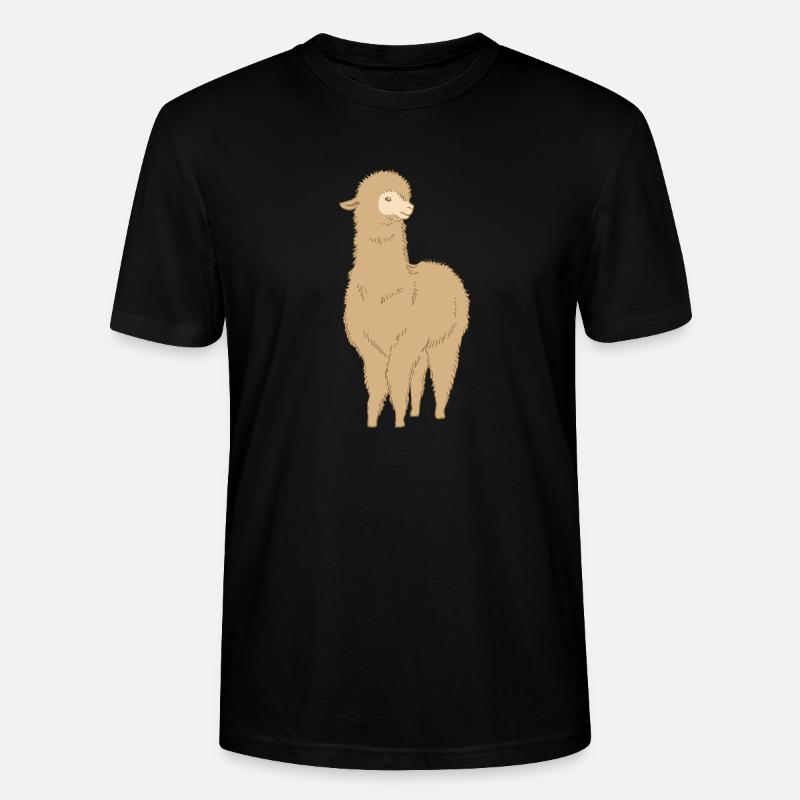 Alpaka - Stanley/Stella Unisex Bio-T-Shirt CRAFTER - Schwarz