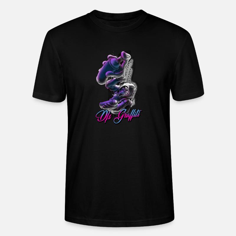 Dfs Graffiti - Stanley/Stella CRAFTER Unisex Organic T-Shirt - black