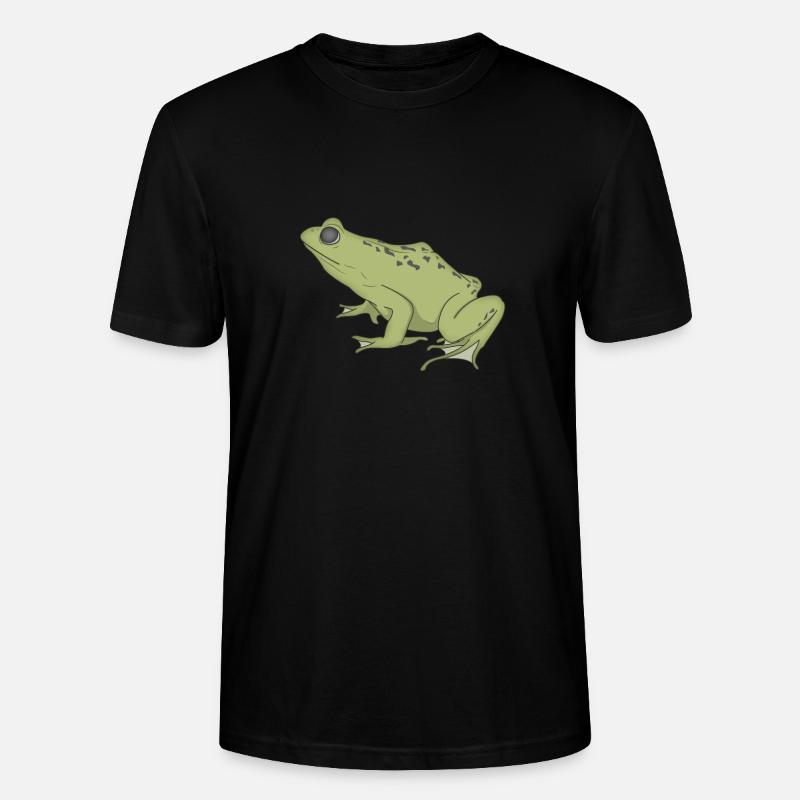 Frosch - Stanley/Stella Unisex Bio-T-Shirt CRAFTER - Schwarz