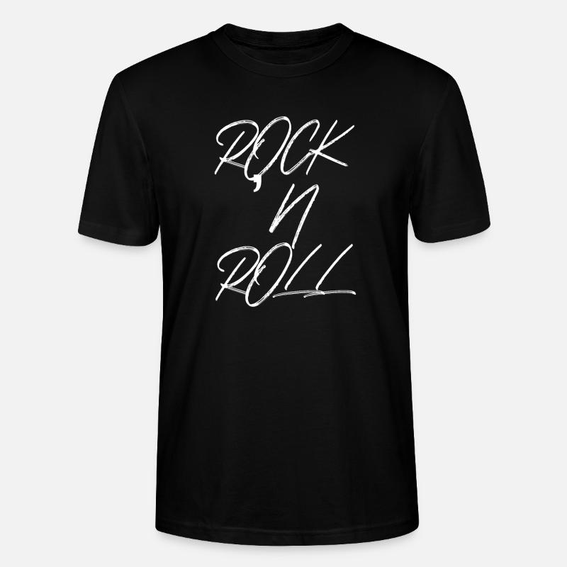 ROCK AND ROLL - Stanley/Stella Unisex Bio-T-Shirt CRAFTER - Schwarz