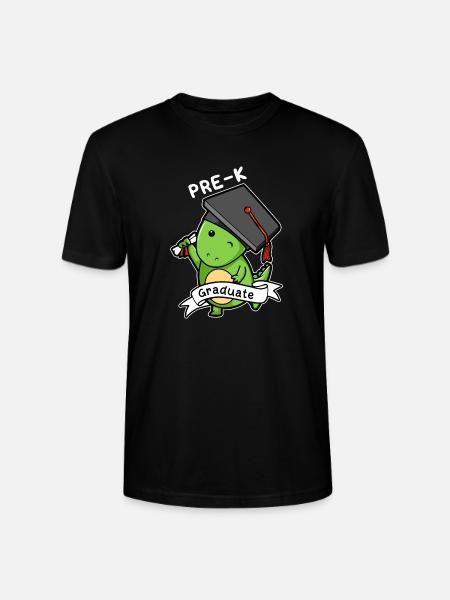 Pre-K graduate Dinosaur - Funny Graduation Gift - Stanley/Stella CRAFTER Unisex Organic T-Shirt - black