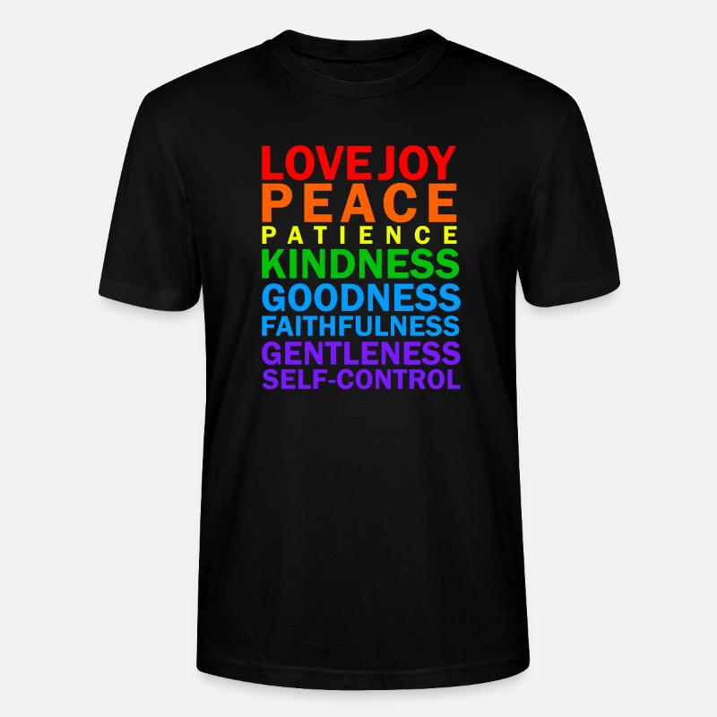 Fruit de l'esprit - T-shirt bio CRAFTER Stanley Stella Unisexe - noir