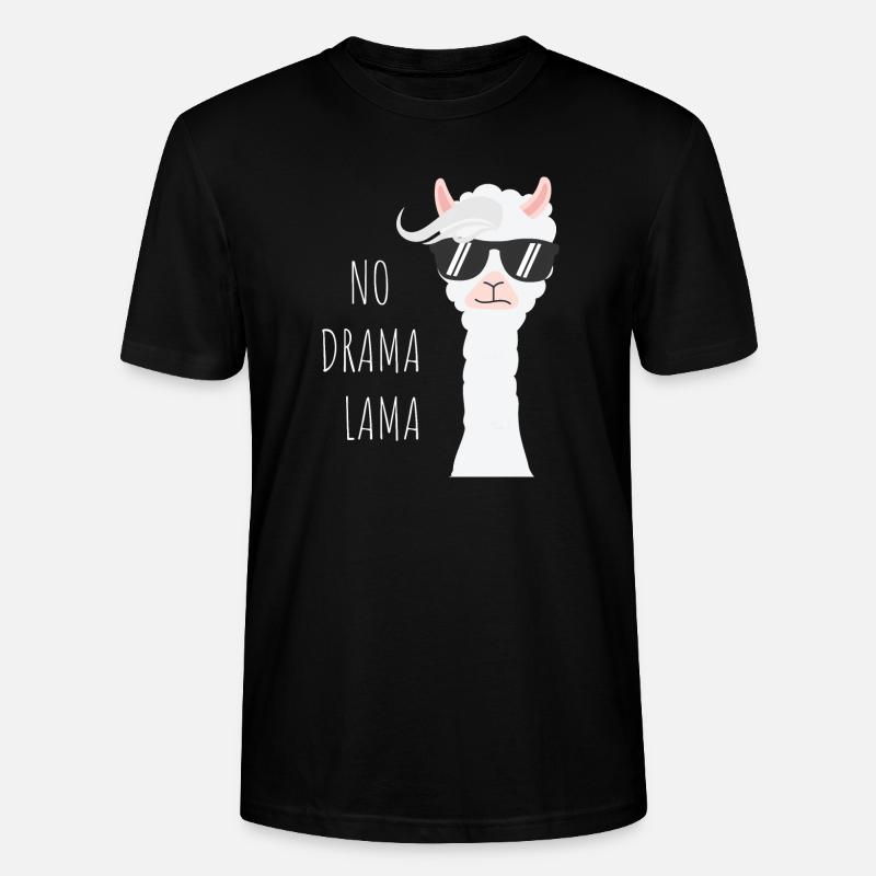 Pas de drame Lama - T-shirt bio CRAFTER Stanley Stella Unisexe - noir