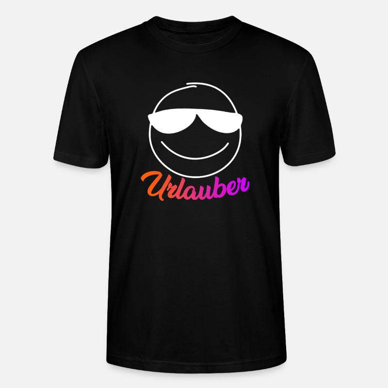 Vacances de vacances - T-shirt bio CRAFTER Stanley Stella Unisexe - noir