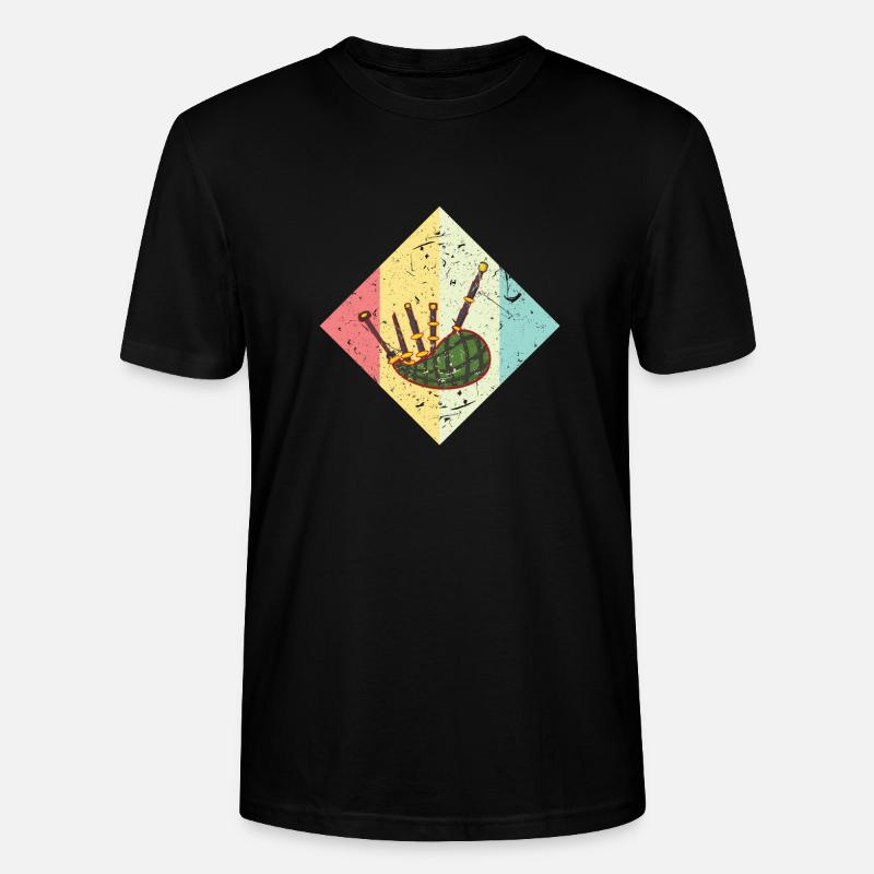 cornemuses - T-shirt bio CRAFTER Stanley Stella Unisexe - noir