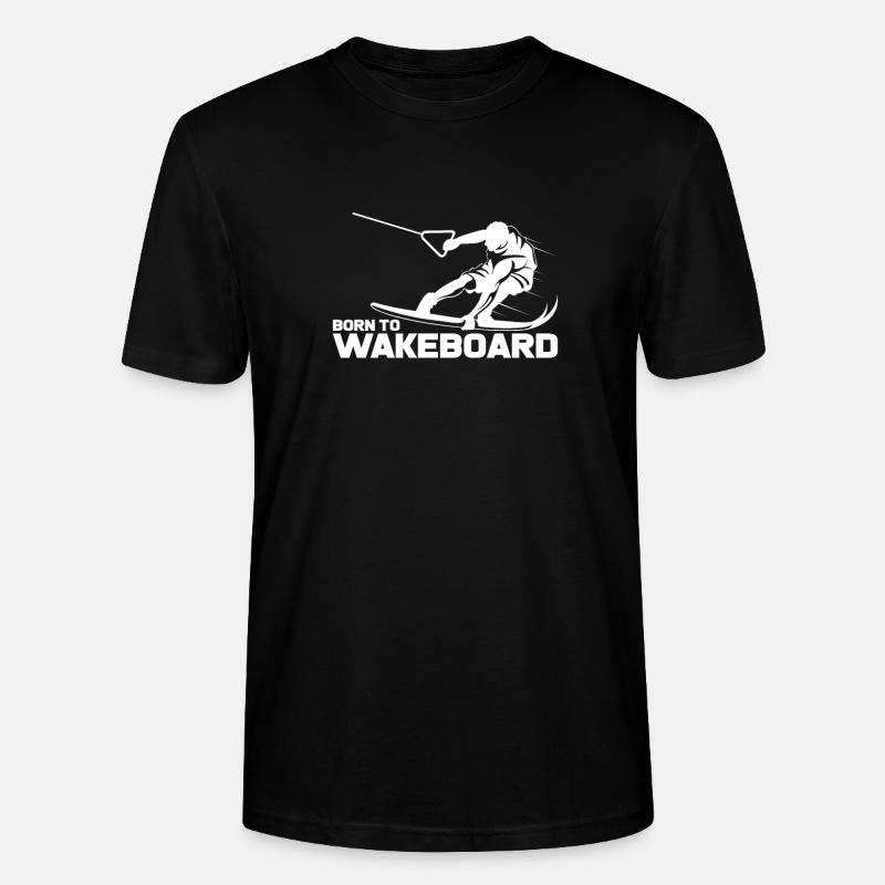 Wakeboard - Stanley/Stella Unisex Bio-T-Shirt CRAFTER - Schwarz
