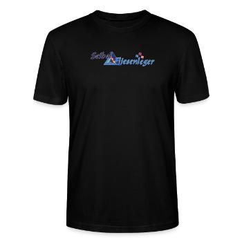 tiled tiler - Stanley/Stella CRAFTER Unisex Organic T-Shirt - black - Front - Alina (178cm) & Michal (187cm)