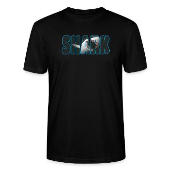 Hai - Stanley/Stella Unisex Bio-T-Shirt CRAFTER - Schwarz - Vorne - Alina (178cm) & Michal (187cm)