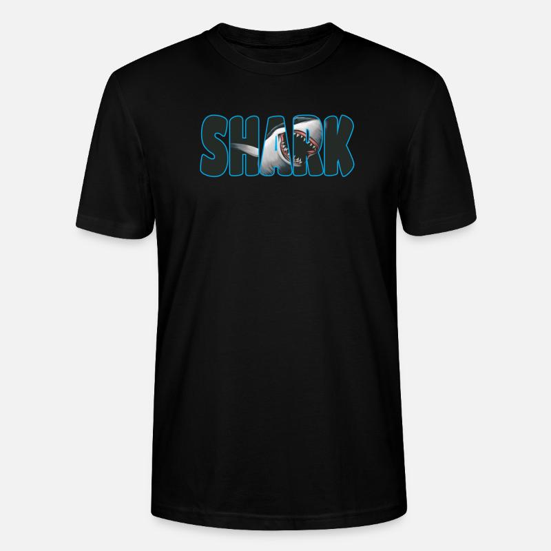 Requins - T-shirt bio CRAFTER Stanley Stella Unisexe - noir