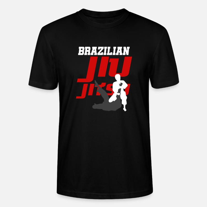 BJJ Jiu Jitsu brésilien - T-shirt bio CRAFTER Stanley Stella Unisexe - noir