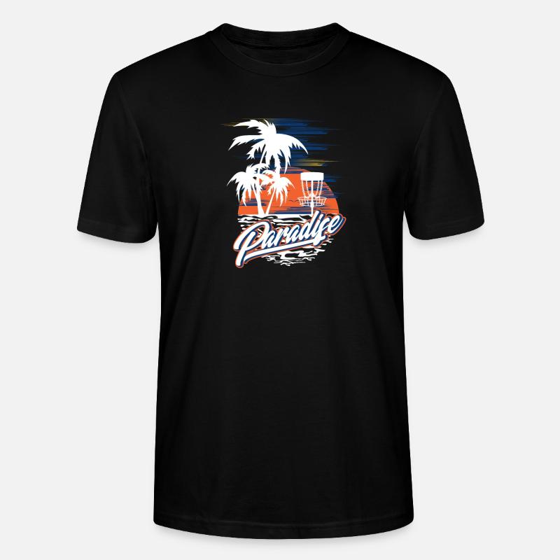 Paradise Disc Golf - Stanley/Stella Unisex Bio-T-Shirt CRAFTER - Schwarz