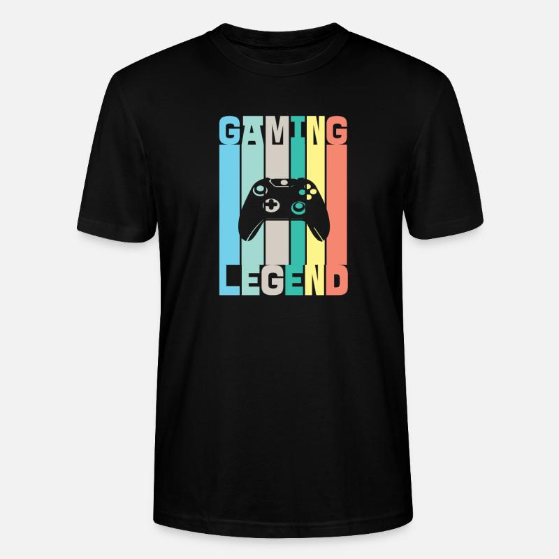 Gaming Legend - Stanley/Stella Unisex Bio-T-Shirt CRAFTER - Schwarz