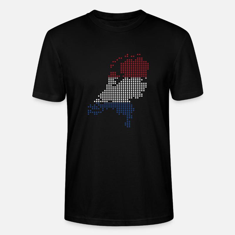 Drapeau hollandais drapeau hollandais - T-shirt bio CRAFTER Stanley Stella Unisexe - noir