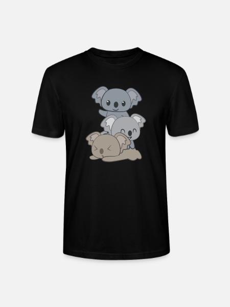 Koala – Koalabär – Koalafan – Geschenk - Stanley/Stella Unisex Bio-T-Shirt CRAFTER - Schwarz