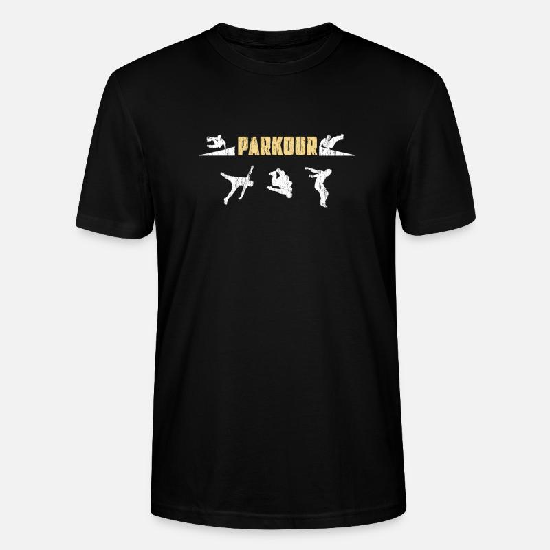 PARKOUR - T-shirt bio CRAFTER Stanley Stella Unisexe - noir