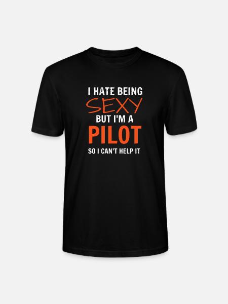 Pilot - Stanley/Stella Unisex Bio-T-Shirt CRAFTER - Schwarz
