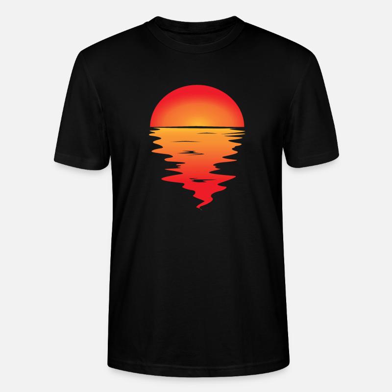 sunset - Stanley/Stella Unisex Bio-T-Shirt CRAFTER - Schwarz