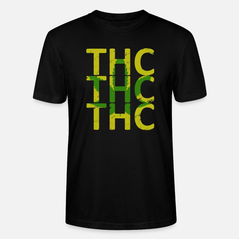 Weed THC - Stanley/Stella Unisex Bio-T-Shirt CRAFTER - Schwarz