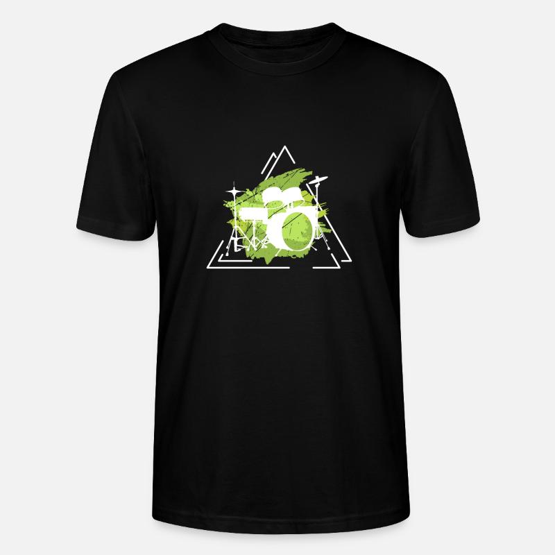 Batterie Percussion Percussion - T-shirt bio CRAFTER Stanley Stella Unisexe - noir