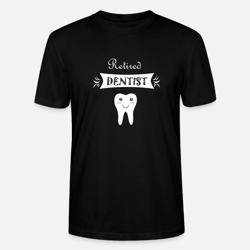 Dentistes Pension Idée cadeau - T-shirt bio CRAFTER Stanley Stella Unisexe - noir