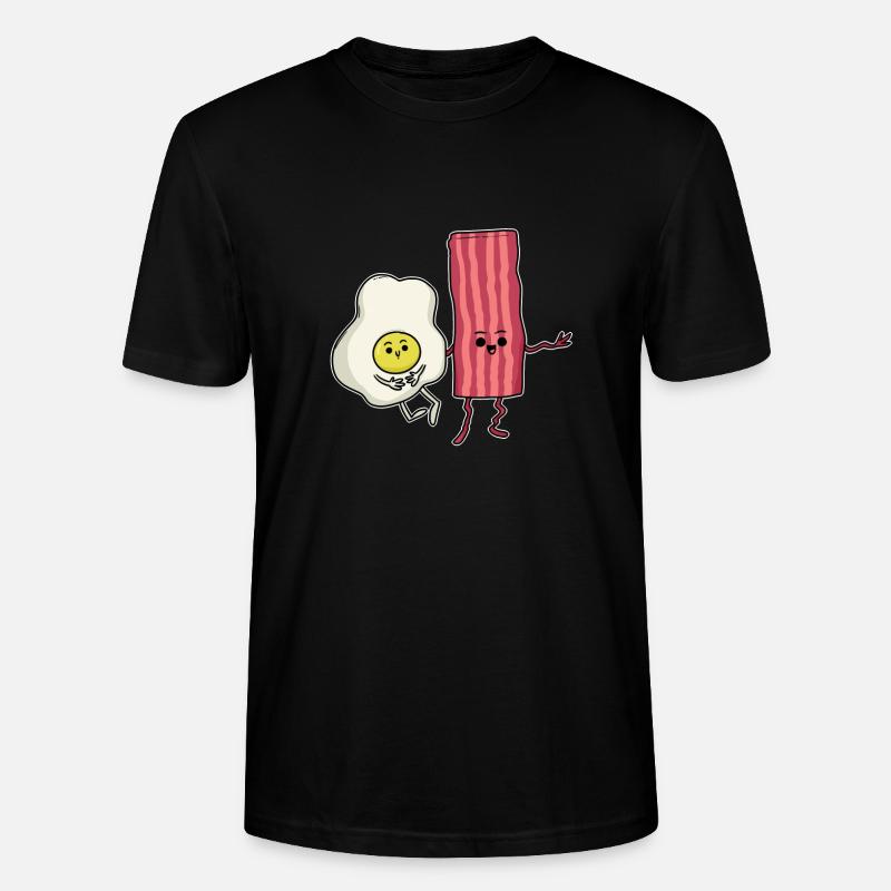 Idée de petit déjeuner - T-shirt bio CRAFTER Stanley Stella Unisexe - noir