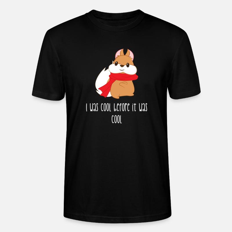Squirrel - Cool - squirrel - gift - Stanley/Stella CRAFTER Unisex Organic T-Shirt - black