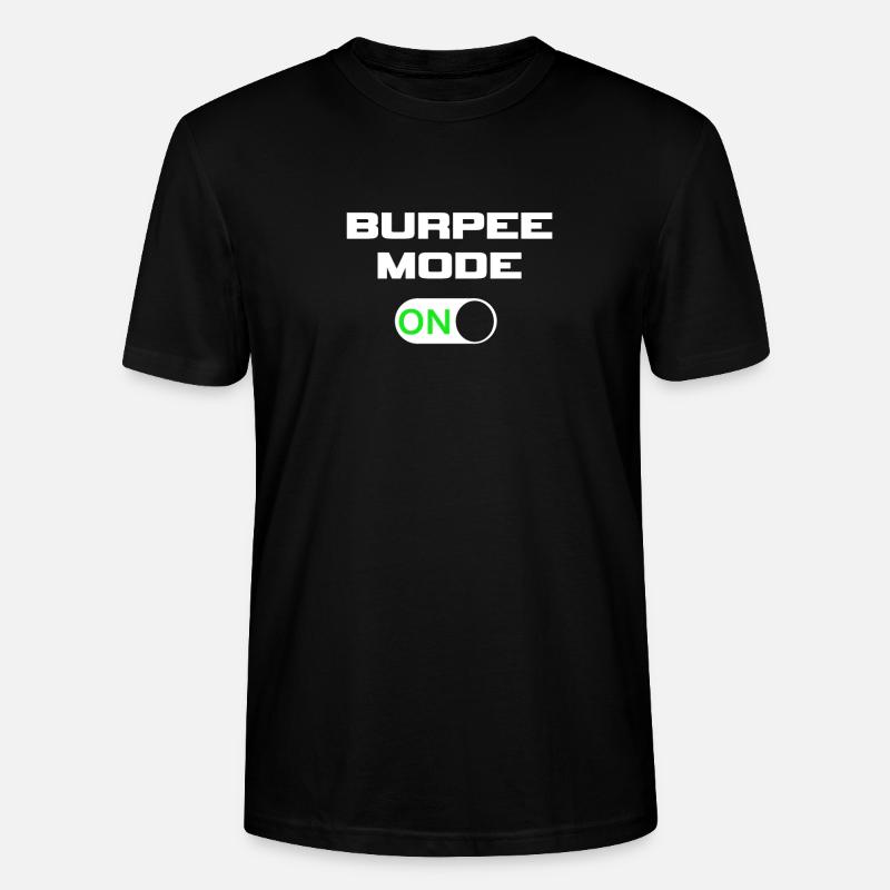Mode Burpee sur ON - T-shirt bio CRAFTER Stanley Stella Unisexe - noir