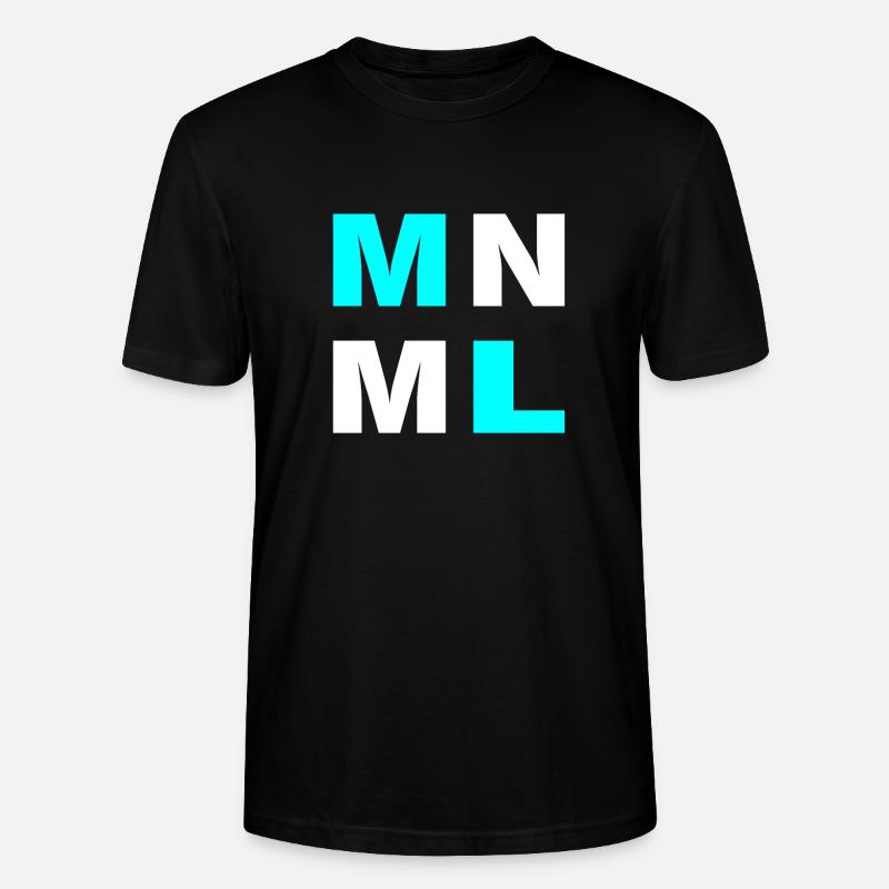 Minimal MNML - Stanley/Stella Unisex Bio-T-Shirt CRAFTER - Schwarz