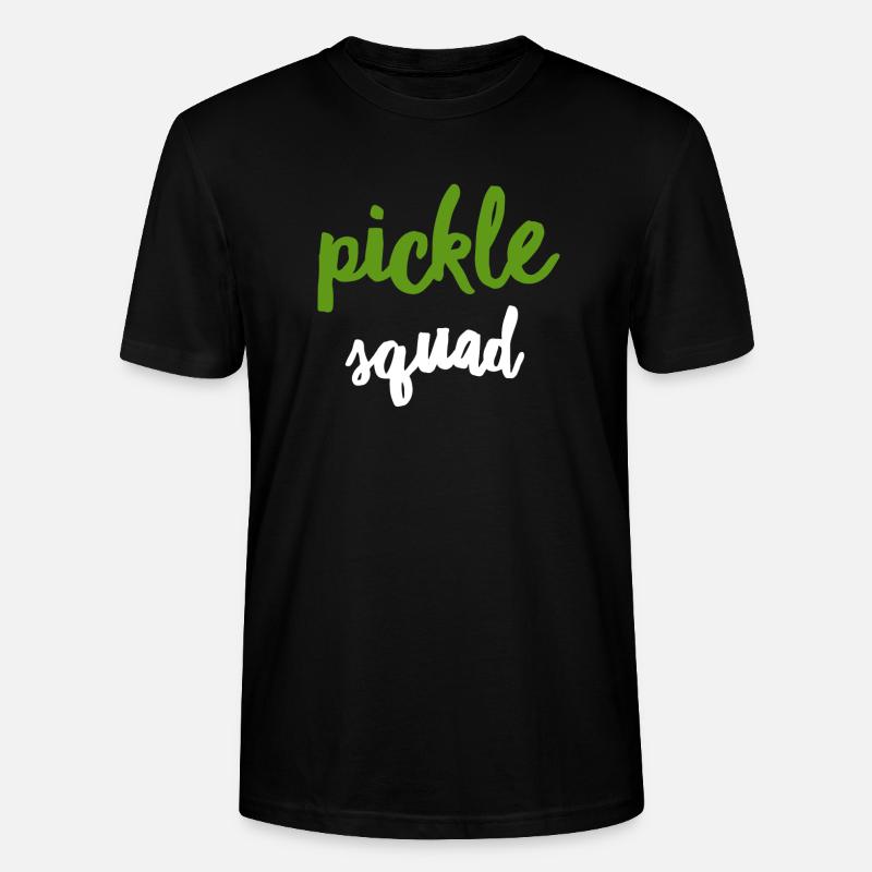 Pickle Squad - Stanley/Stella Unisex Bio-T-Shirt CRAFTER - Schwarz