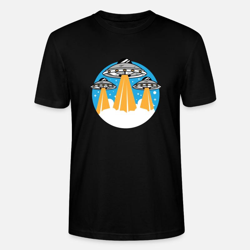 UFO - Stanley/Stella Unisex Bio-T-Shirt CRAFTER - Schwarz