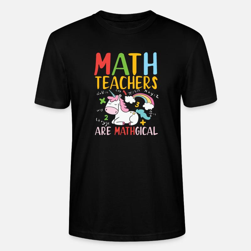 Mathematiklehrer sind mathematisch - Stanley/Stella Unisex Bio-T-Shirt CRAFTER - Schwarz