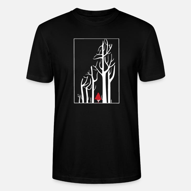 Rotkäppchen - Stanley/Stella Unisex Bio-T-Shirt CRAFTER - Schwarz