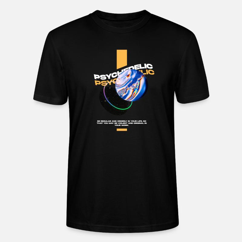 Psychedelic Universe - Stanley/Stella Unisex Bio-T-Shirt CRAFTER - Schwarz