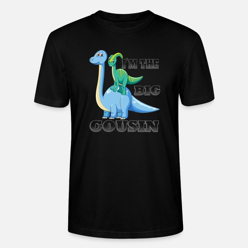 Ich bin das große Cousin-Geschenk - Stanley/Stella Unisex Bio-T-Shirt CRAFTER - Schwarz