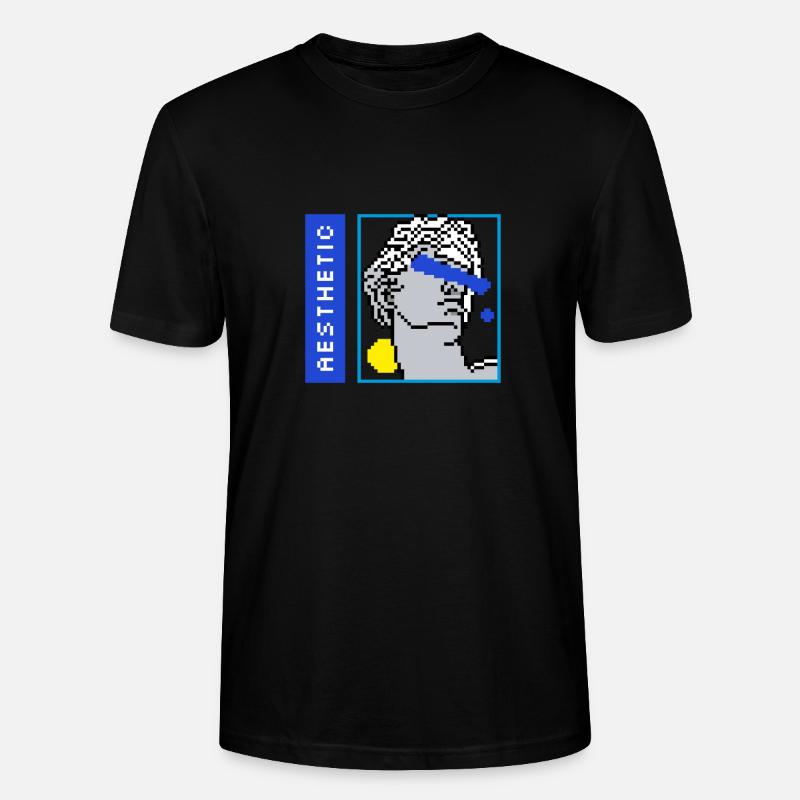 Ästhetische VaporWave - Stanley/Stella Unisex Bio-T-Shirt CRAFTER - Schwarz