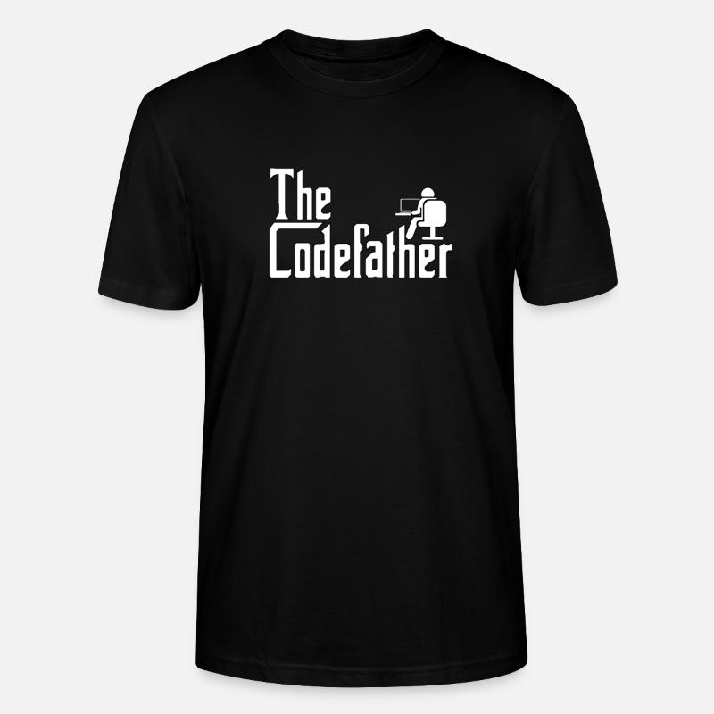 CodeFather Software Entwickler Engineer Programmer - Stanley/Stella Unisex Bio-T-Shirt CRAFTER - Schwarz