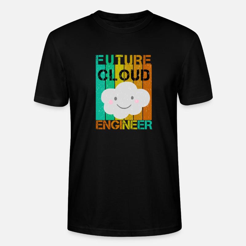 FUTURE CLOUD ENGINEER - Stanley/Stella Unisex Bio-T-Shirt CRAFTER - Schwarz